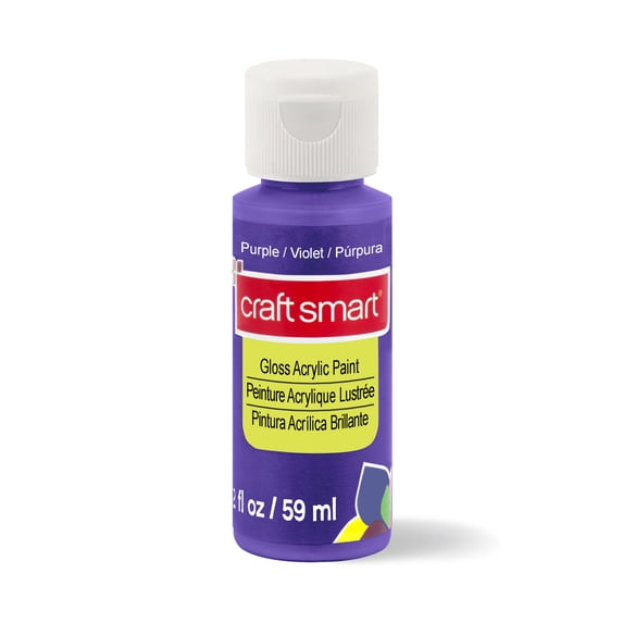 Craft Smart Gloss Acrylic Paint, 2oz., 12 Pack