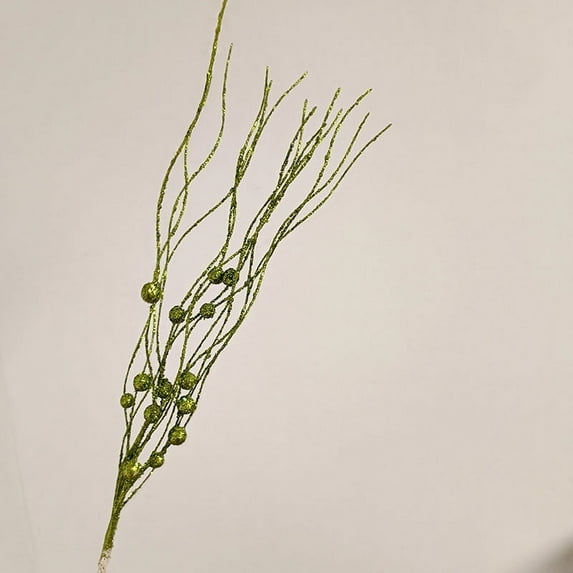 12 Pack Gold Christmas Tree Ornaments Set, Artificial Glitter Berry Stem Ornaments Christmas Picks Branches for Xmas Tree Sticks Decorations Vase Wreath Holiday Wedding Party Home Decor