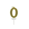 thumbnail image 1 of 12 Pack: Gold Number Candle by Celebrate It, 1 of 3