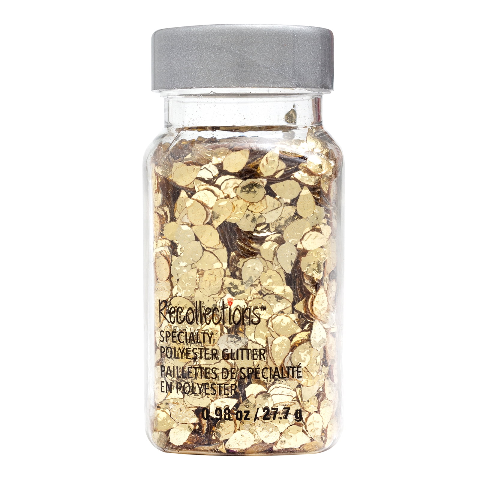 Recollections Gold Specialty Polyester Glitter, 12 Pack