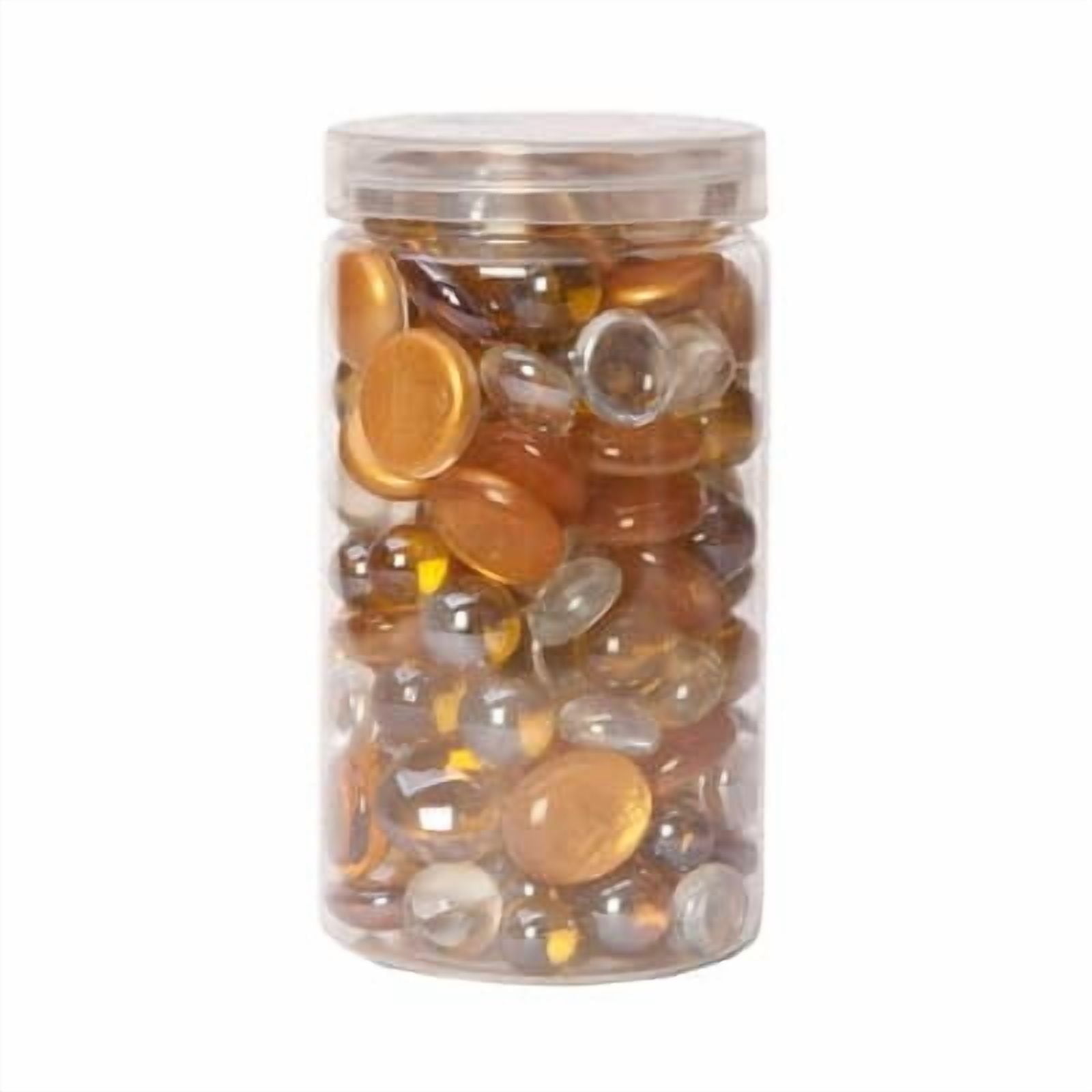 12 Pack: Golden Glass Gems & Marbles By Ashland™