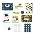 thumbnail image 1 of 12 Pack Graduation Cards, Graduation Cards Assortment with Envelopes and Seal Sticker, Congratulations Grad for College High School Graduation Gifts Party Supplies, 1 of 9