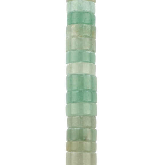 12 Pack: Green Aventurine Heishi Beads by Bead Landing