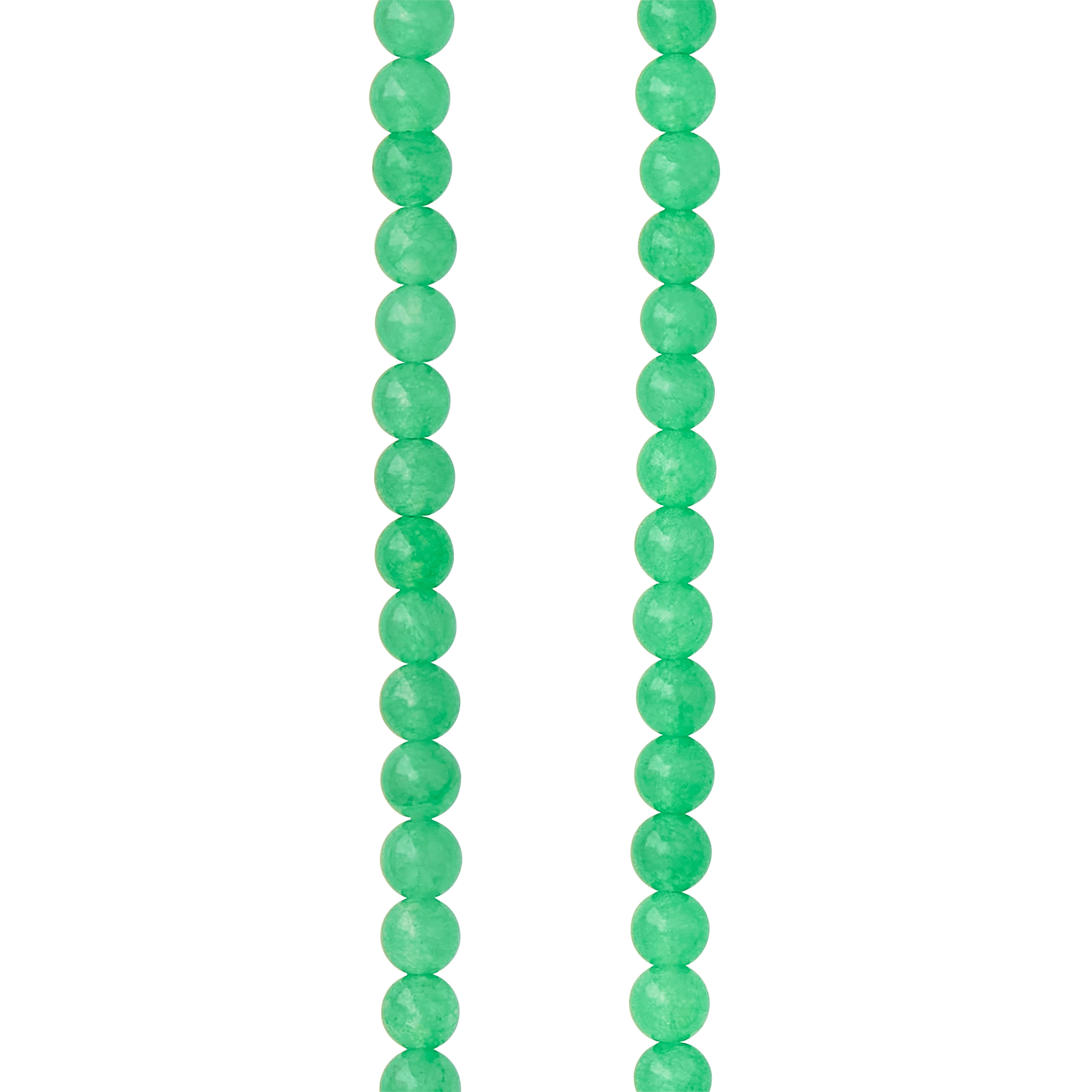 Bead Landing Green Aventurine Round Beads, 4mm, 12 Pack