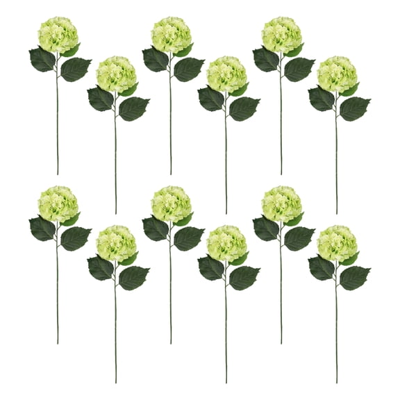 12 Pack: Green Hydrangea Stem by Ashland
