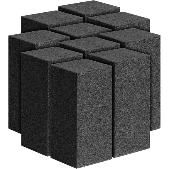 12 Pack Grill Cleaner Brick for Outdoor&Restaurant. Heavy Duty Grill Cleaning Brick. Pumice Stone Cleaner Tool Grill Brick for Cleaning Flat Top Grills Griddles Effectively Without Harsh Chemicals