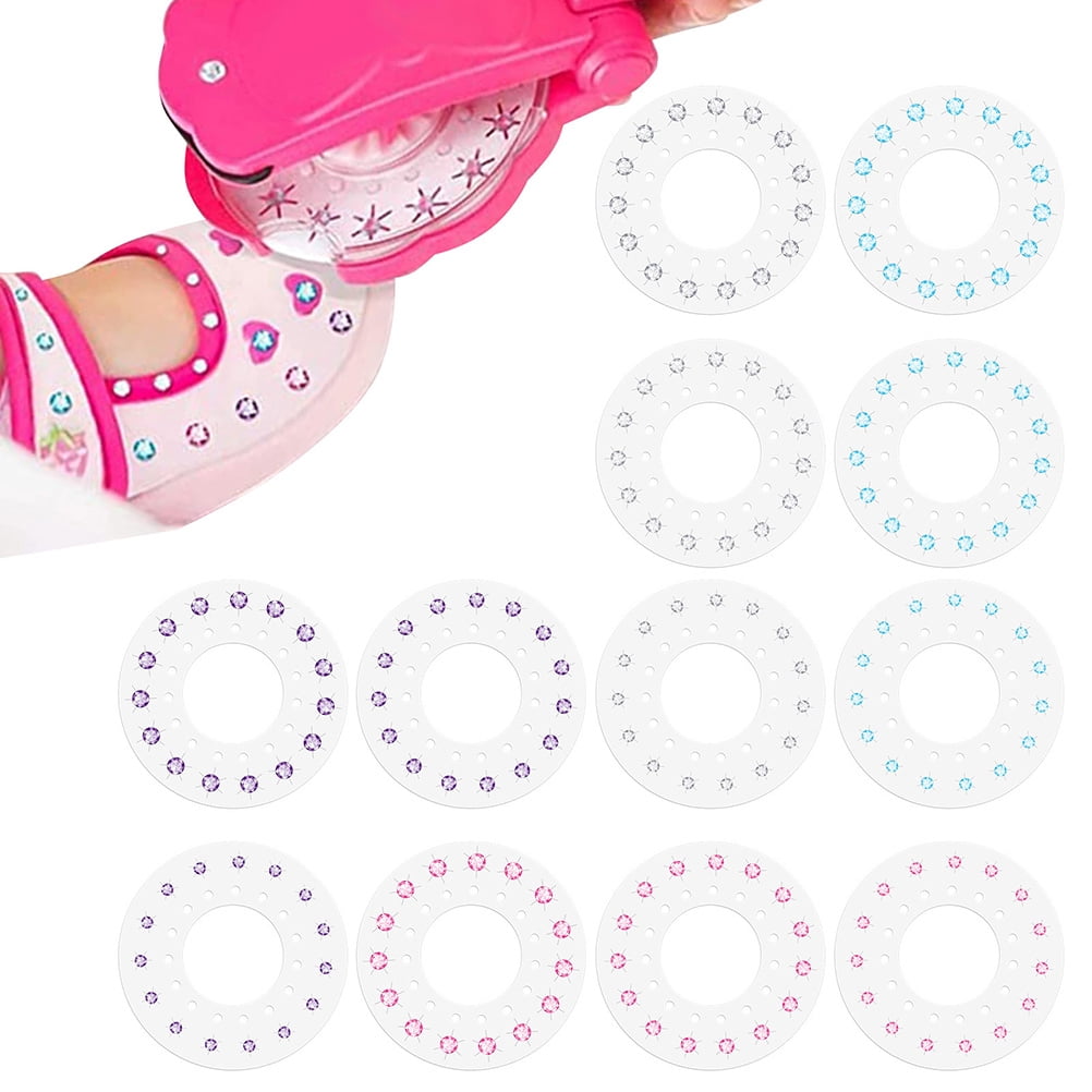 12 Pack Hair Bling Refills for Girls 180 Pcs Fashion Rhinestones Hair Hair Styling Accessories DIY Art Decoration