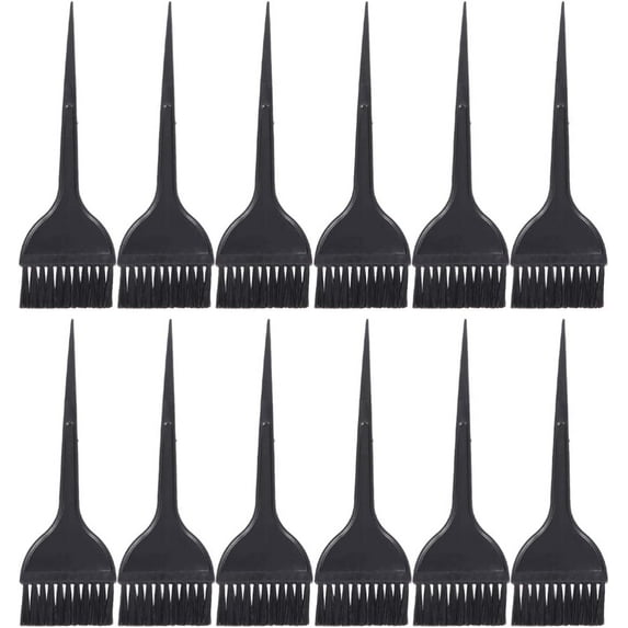 12 Pack Hair Coloring Brush for Hair Dye, Hair Dye Brush to Apply Hair Color, Color Brushes For Hair Salon, Brush for Dyeing Hair, Colour Brush For Hair Coloring, Dye Tools
