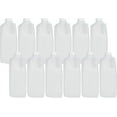 [12 Pack] Half Gallon Jugs Bottles (64 oz) with Tamper Evident Caps