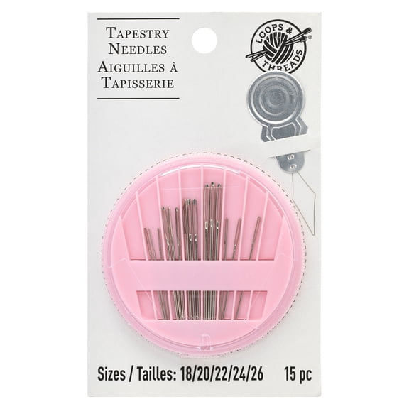 Loops & Threads Hand Tapestry Needles Compact, 12 Pack