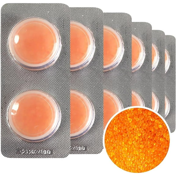 12-Pack Hearing Aid Dryer Capsules C&C Drying Dehumidifier Caps Accessories for Phonak, Starkey and Unitron Charger Case or Any Hearing Aid Case Supplies That can Store Dry Capsules (3Garm)