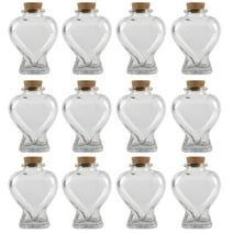 12 Pack: Heart-Shaped Glass Bottle by Ashland™