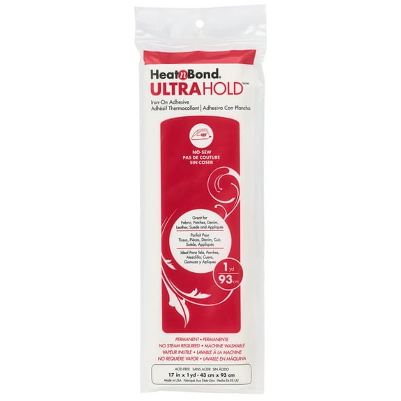 Heat n Bond Ultrahold Iron-On Adhesive Sheet, 12 Pack