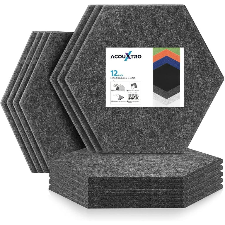Hexagon Self Adhesive Acoustic Panels