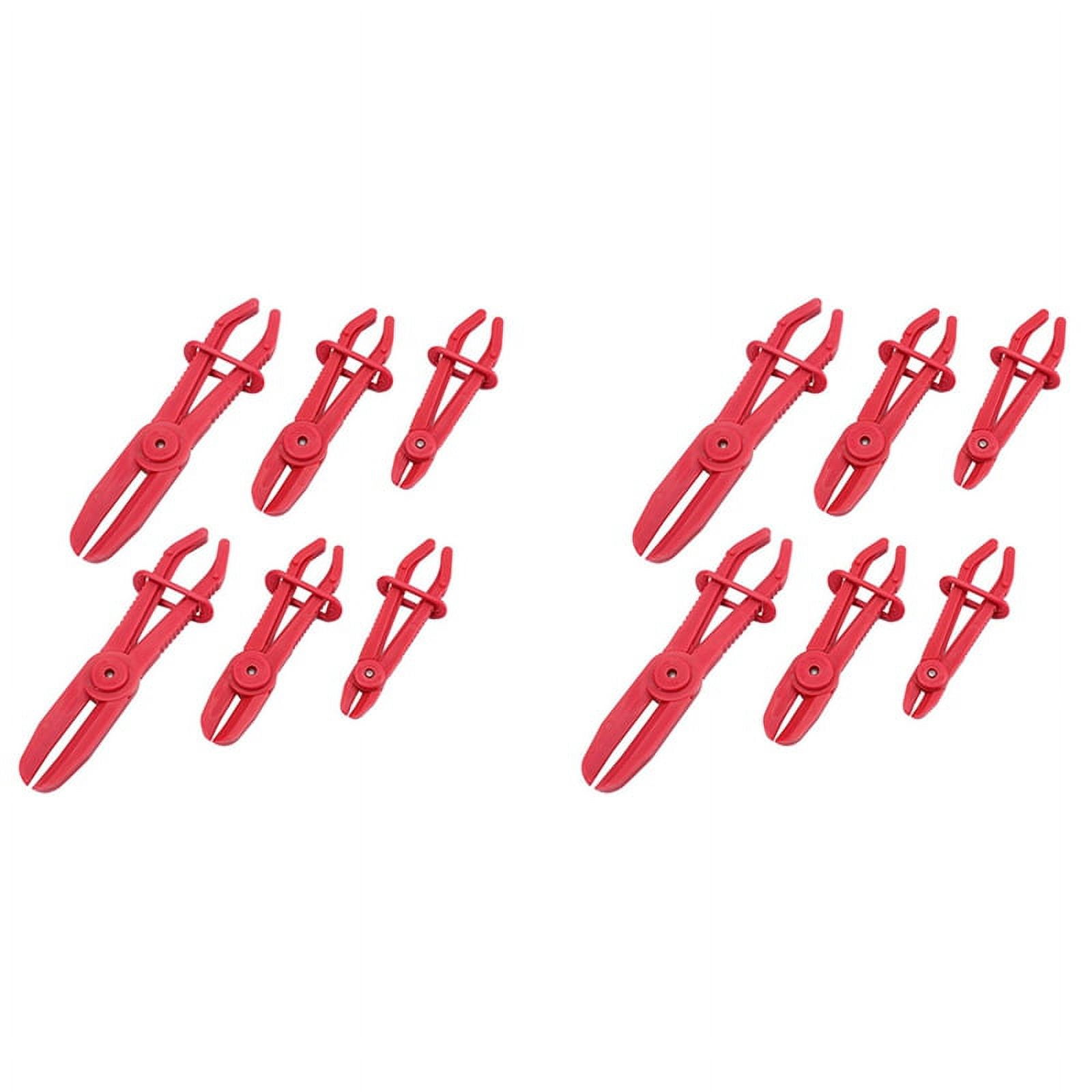 12 Pack Hose Clamp Pliers,Line Pinch Pliers for Brake Hoses, Fuel Hoses ...