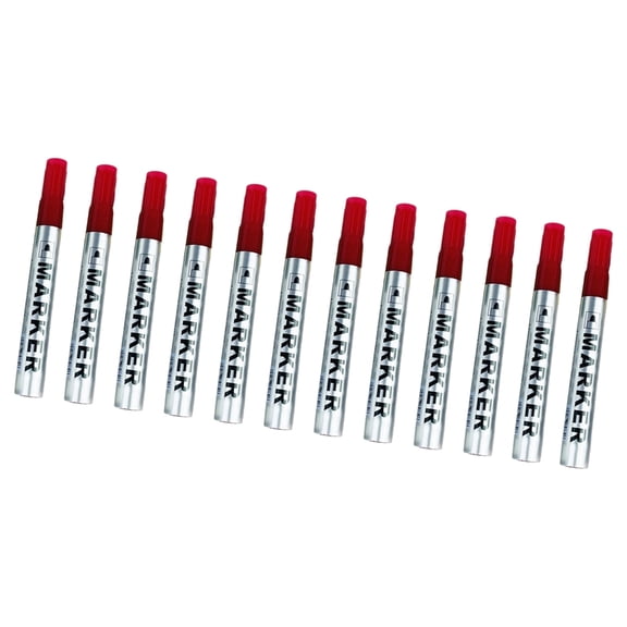 12 Pack Impermeable Rapiddry Oil Resistant Markers for Multiple Face Writing