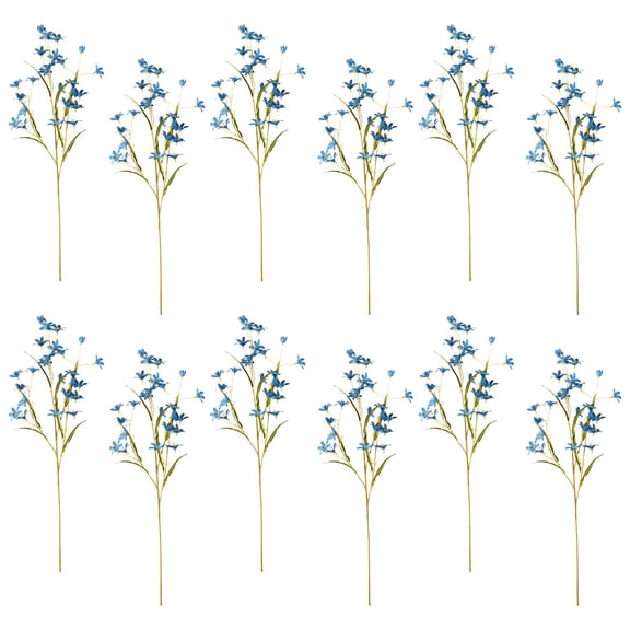 12 Pack: Indigo Blue Peruvian Flower Spray by Ashland