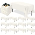 12 Pack Ivory Rectangle Tablecloth 60 X 102 Inch For 6 Foot Tables 12-pack-ivory-rectangle-tablecloth-60-x-102-inch-for-6-foot-tables