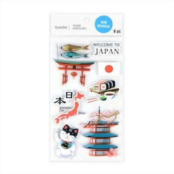 12 Pack: Japan Stickers by Recollections