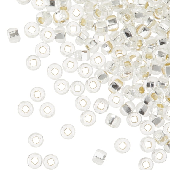 12 Pack: John Bead Crystal Silver Lined Czech Glass Seed Beads - 6/0