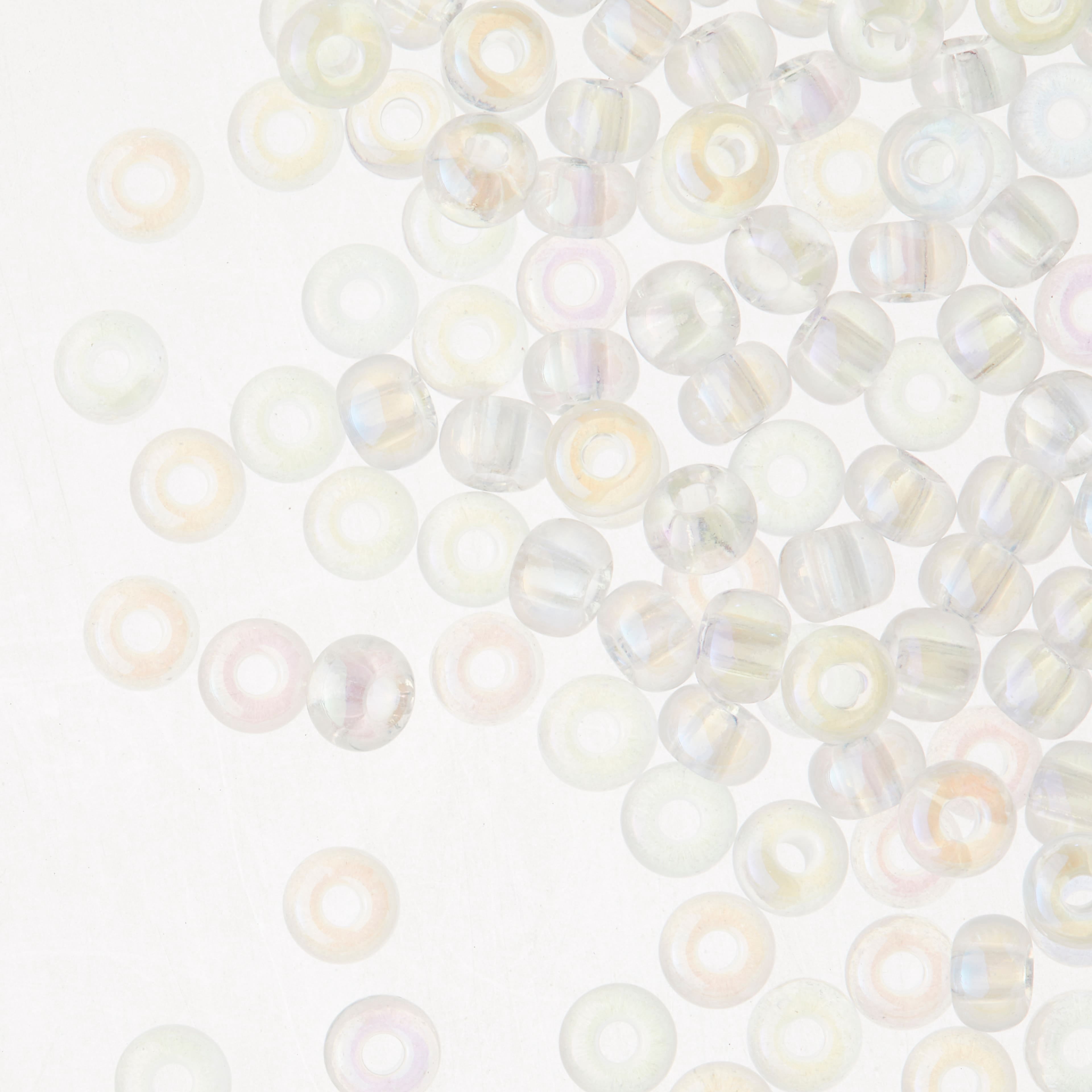 John Bead Silver Lined Czech Glass Seed Beads, 6/0, 12 Pack
