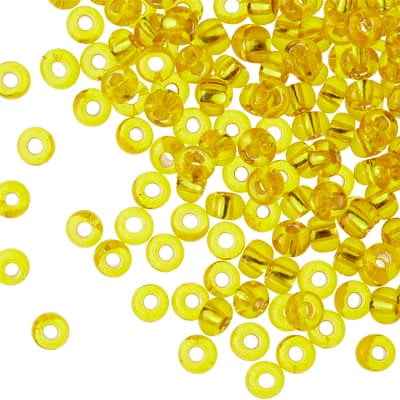 12 Pack: John Bead Silver Lined Czech Glass Seed Beads - 6/0