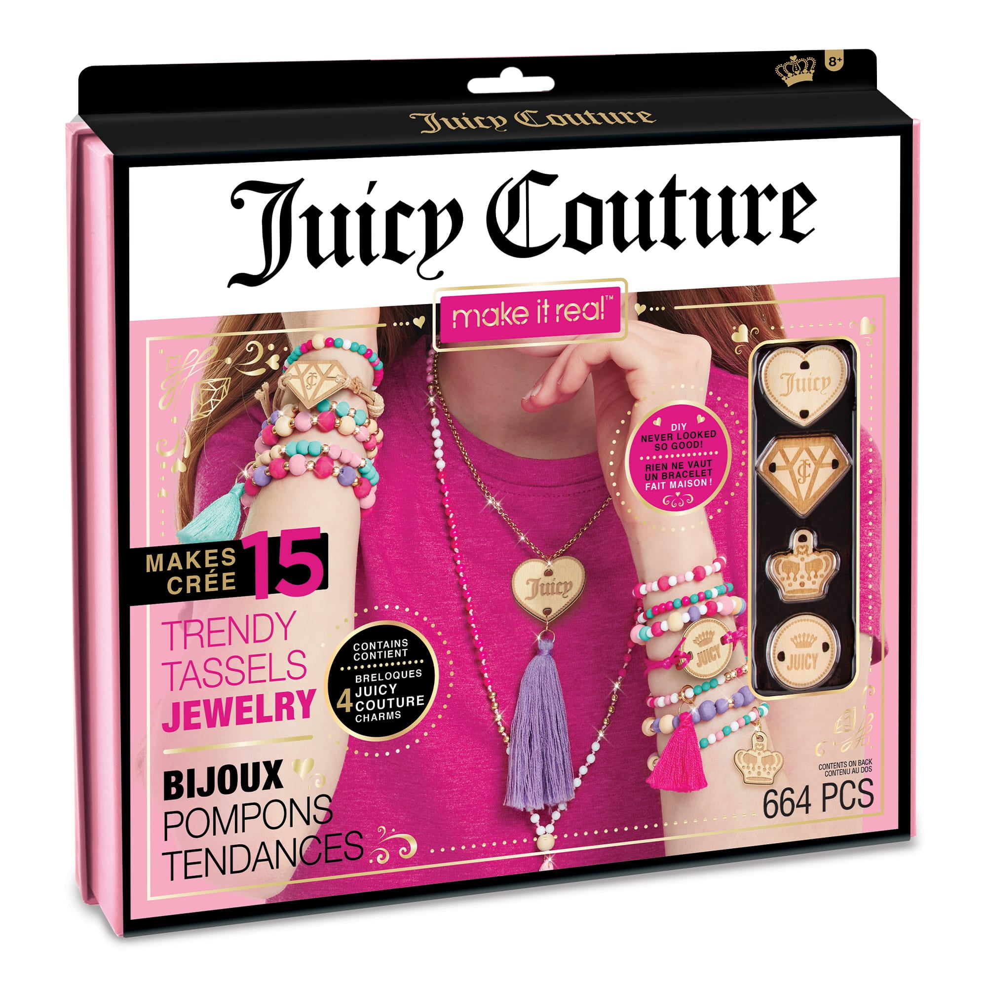 12 Pack Juicy Couture Make it Real Trendy Tassel Accessories Kit