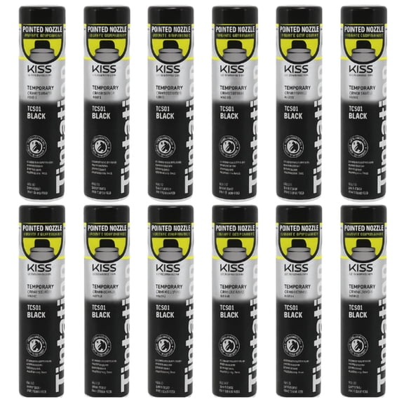 12 Pack Kiss Tintation Color Spray TCS01