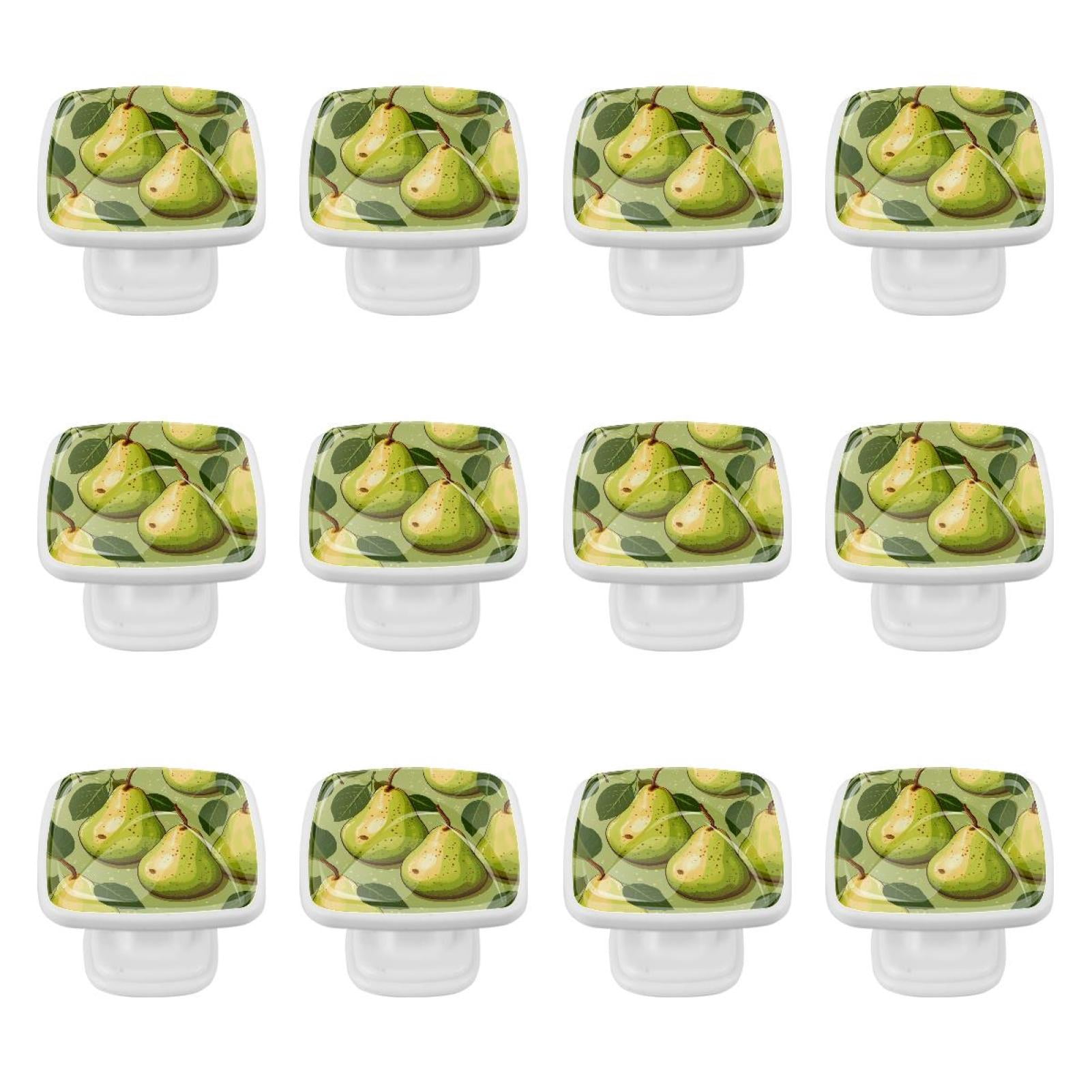 Collected Immersed Pulls Soft Pear Reference: 12 Pack Kitchen Cabinet Square Knob Single Hole Cabinet Hardware