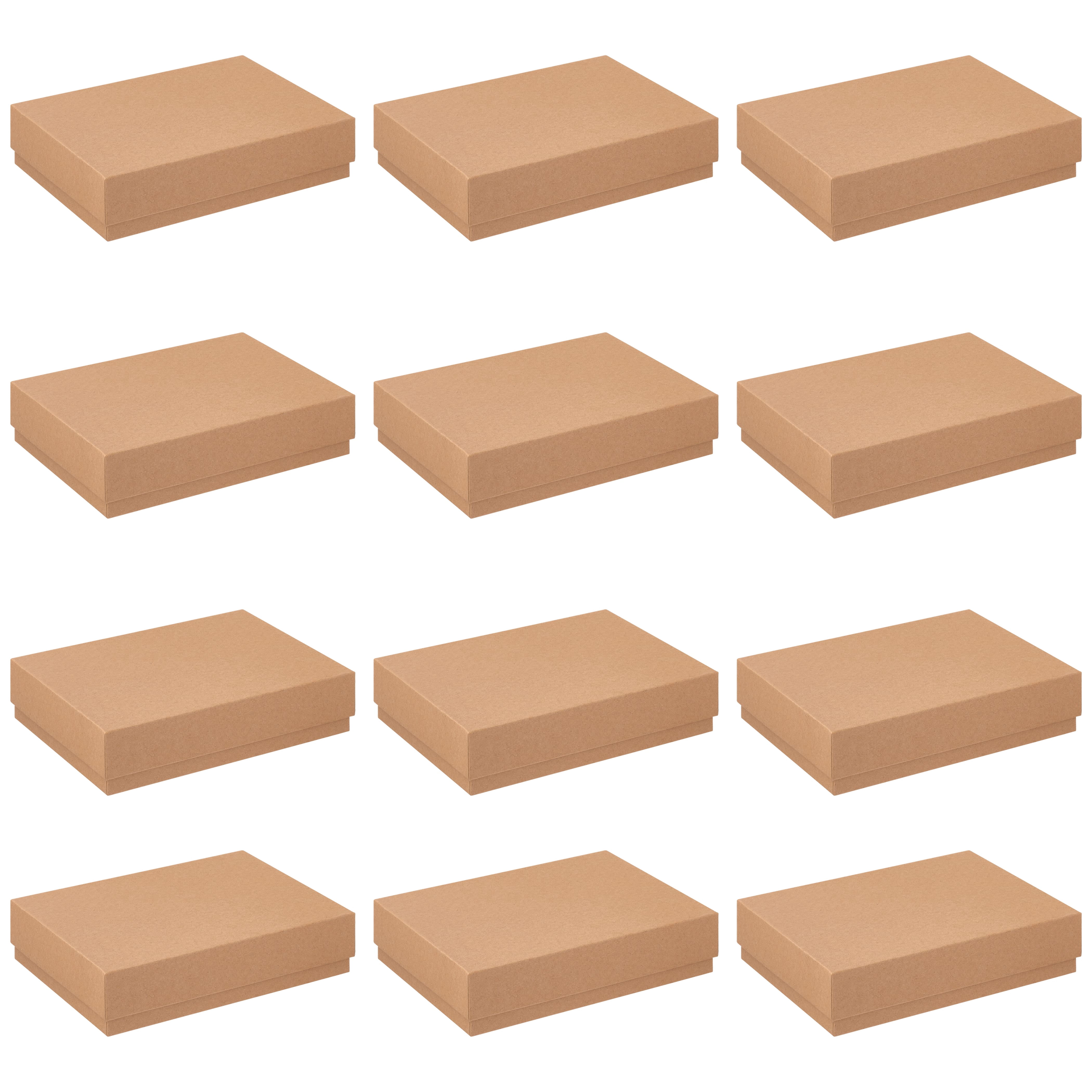 Kraft by Celebrate It™: 12 Pack Cardboard Plain Paper Empty Frame Box ...