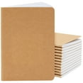 thumbnail image 1 of Paper Junkie Notebook Pack - A6 (4 x 6 In), Kraft Paper, 12-Pack, Lined Pages - Journaling Notebooks for Travel Journal, Work & School, 1 of 7