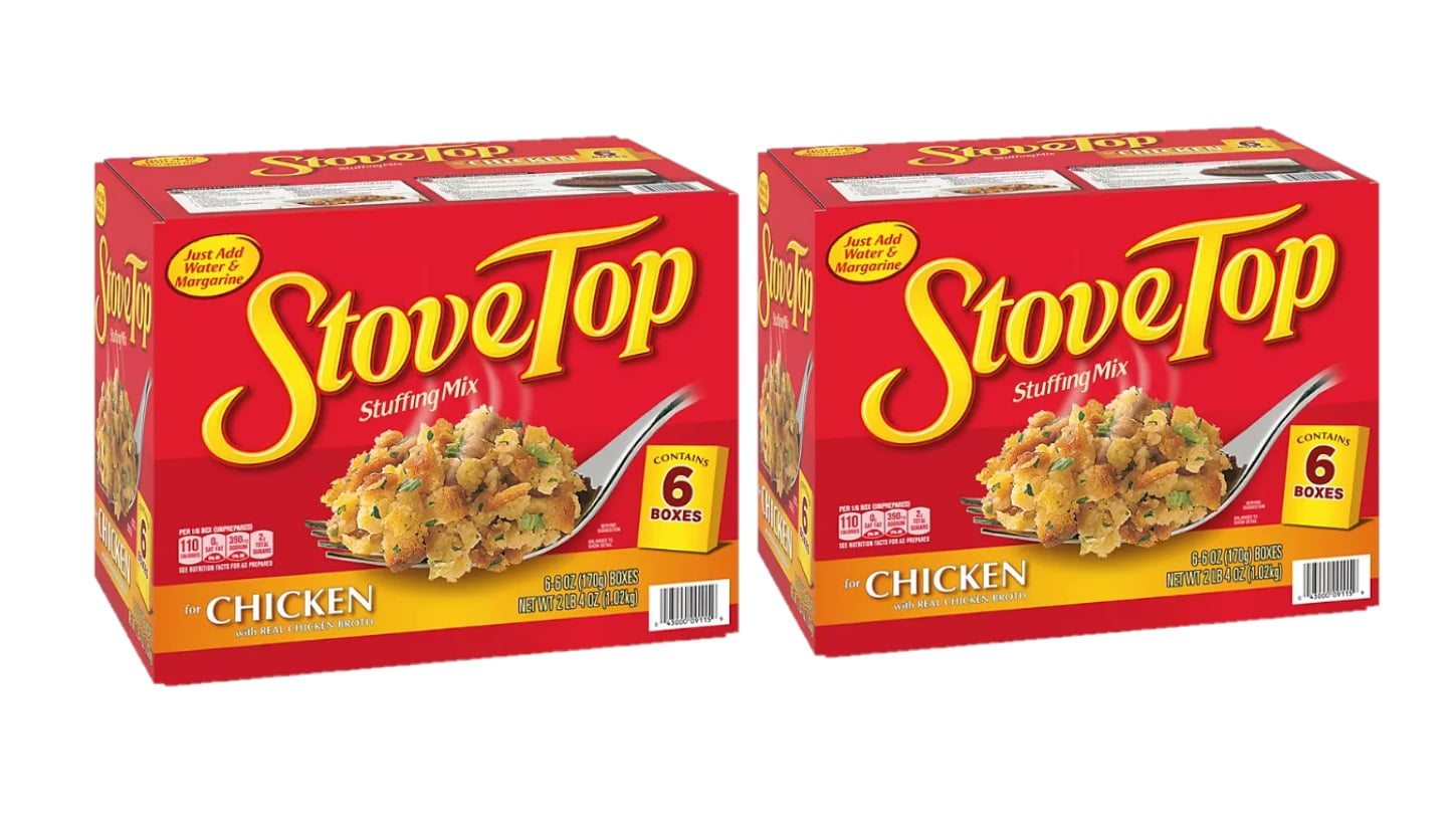 KRAFT Stove Top Chicken Stuffing Mix (6 oz Box) FREE SHIPPING - BULK QTY