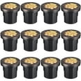thumbnail image 1 of 12 Pack LED Aluminum Landscape Well Light In Ground Outdoor, 3000K Warm White, IP67 Waterproof, 1 of 6