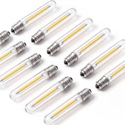 12 Pack LED Replacement Bulbs E12, T13 LED Light Bulbs for Outdoor String Lights Shatterproof, Dimmable E12 Candelabra Bulbs for S14 G40 C7 Night Lights, Chandeliers for Indoor Outdoor Use