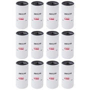 12 Pack LF3620 Oil Filter Replacement for Detroit Diesel Series 60 Engine, Replaces P552100 51971, Heavy Duty Truck Oil Filter for Freightliner Kenworth Peterbilt International