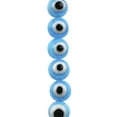 thumbnail image 1 of 12 Pack: Lampwork Glass Round Evil Eye Beads - 8mm by Bead Landing, 1 of 2