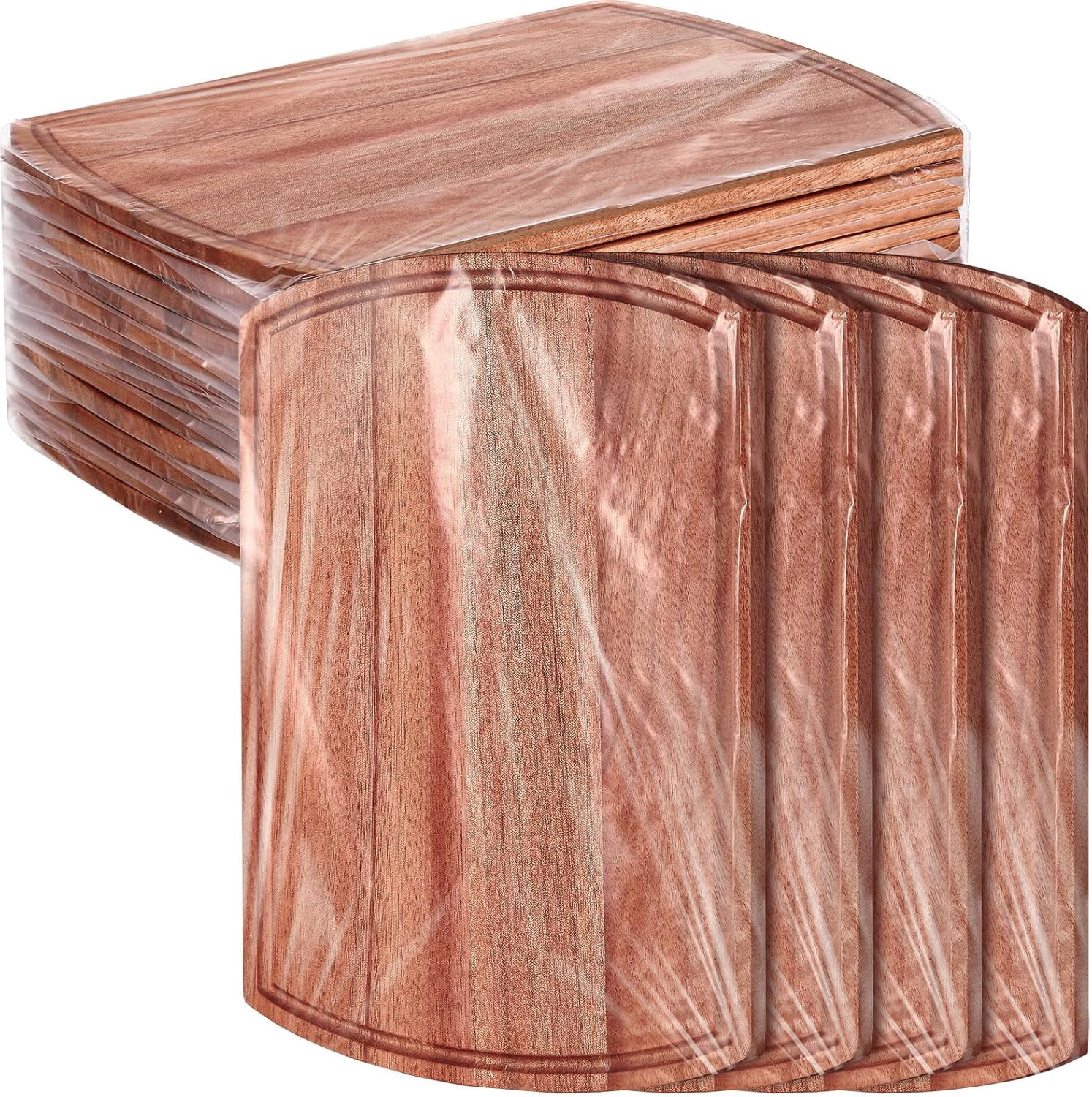 12 Pack Large Cutting Boards Bulk Wooden Kitchen Chopping Boards for ...