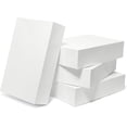 thumbnail image 1 of 12 Pack Large Gift Boxes with Lids 17x11x4 Inches Extra Deep Shirt Clothes Robe Sweater Box for Christmas Presents, Holidays, Birthday Wrapping White, 1 of 4