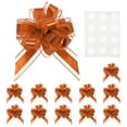 thumbnail image 1 of Uxcell 12 pack Large Bows for Gift Wrapping, Reusable Ribbon Bow Rose Gold, 1 of 6