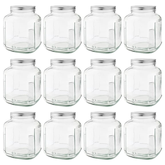 Ashland Large Square Cracker Jar, 12 Pack