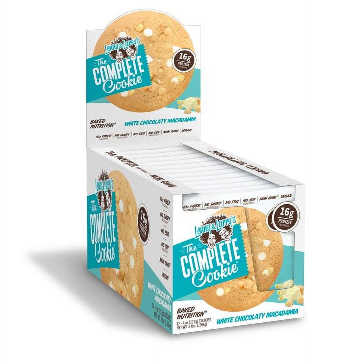 (12 Pack)Lenny & Larry'S The Complete Cookie White Chocolaty Macadamia Cookie, 4 Oz