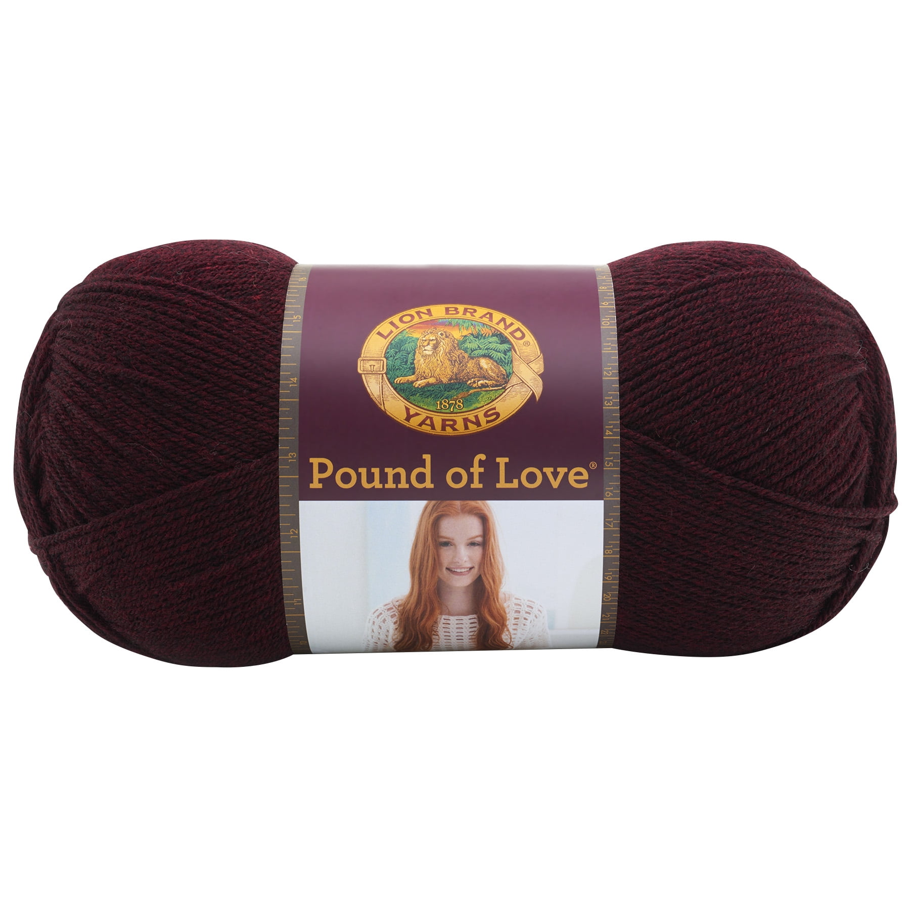 Lion Brand Pound of Love Yarn, 12 Pack