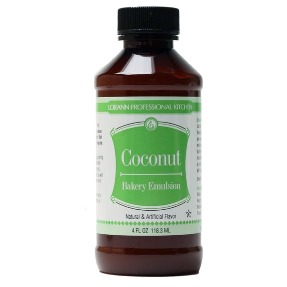 LorAnn Oils Bakery Emulsion, Coconut, 12 Pack