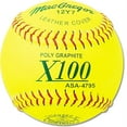 thumbnail image 1 of (12 Pack) MacGregor X100 ASA-Approved Fastpitch Softballs, 1 of 2