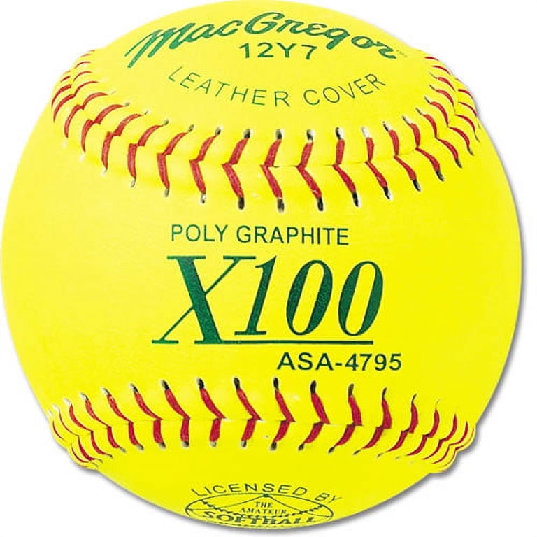 12 Pack) MacGregor X100 ASA-Approved Fastpitch Softballs - Walmart.com
