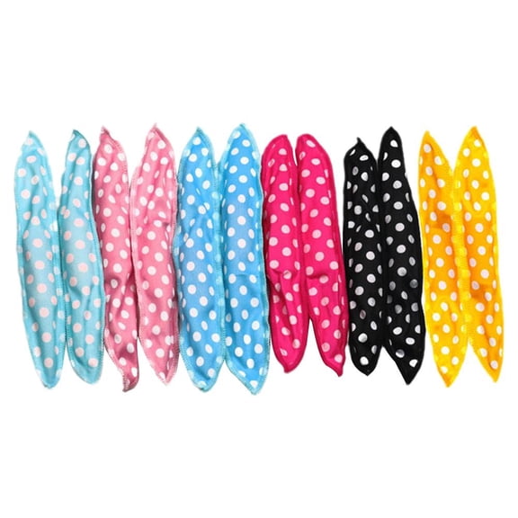 12 Pack Magic Silicone Hair Curlers No Heat Adjustable Rollers For All Hair Types