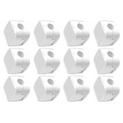 12-Pack Magnetic Cable Clips Durable ABS, Strong Hold, Versatile Usage, Cable Management Solution