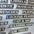 thumbnail image 1 of 12 Pack of Magnetic Toolbox Labels, 3D Printed Magnetic Tool Box Labels, Reusable Tags for Steel Toolboxes, Carts, Drawers, and Cabinets, Easy to Stick and Remove, 1 of 3