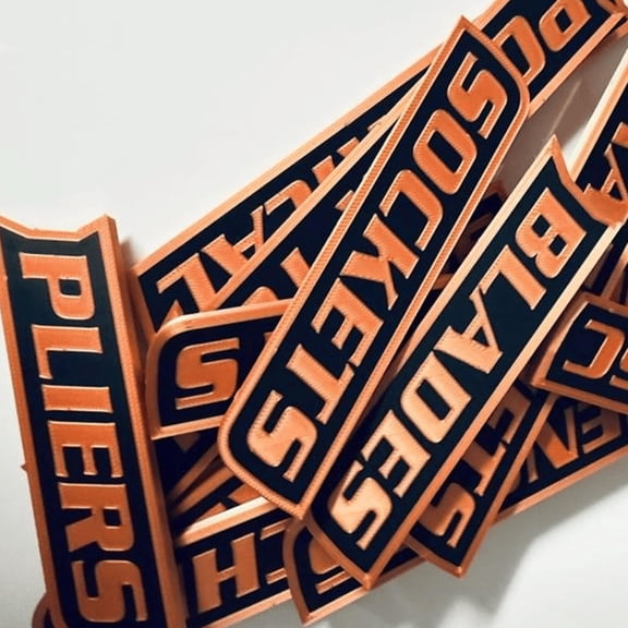 12 Pack of Magnetic Toolbox Labels, Reusable Tool Box Labels, Multipurpose Tool Boxs Tags, Easy to Stick and Remove, for Steel Toolboxes, Carts, Drawers, and Cabinets (Orange)