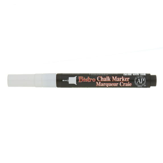 Marvy Uchida Bistro White Extra-Fine Chalk Marker, 12 Pack